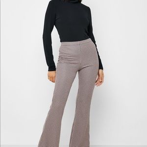 ASOS Miss Selfridge Plaid Stretchy Pants Petite 6